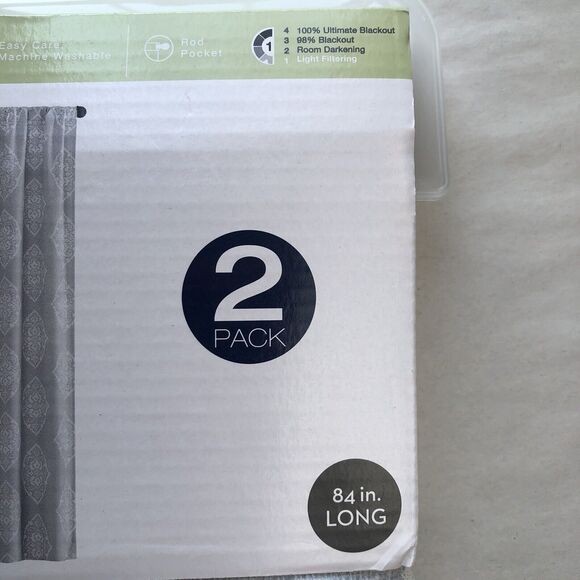 NEW CURTAIN The Big One Paisley Scroll Window Curtain Panel - Picture 12 of 16